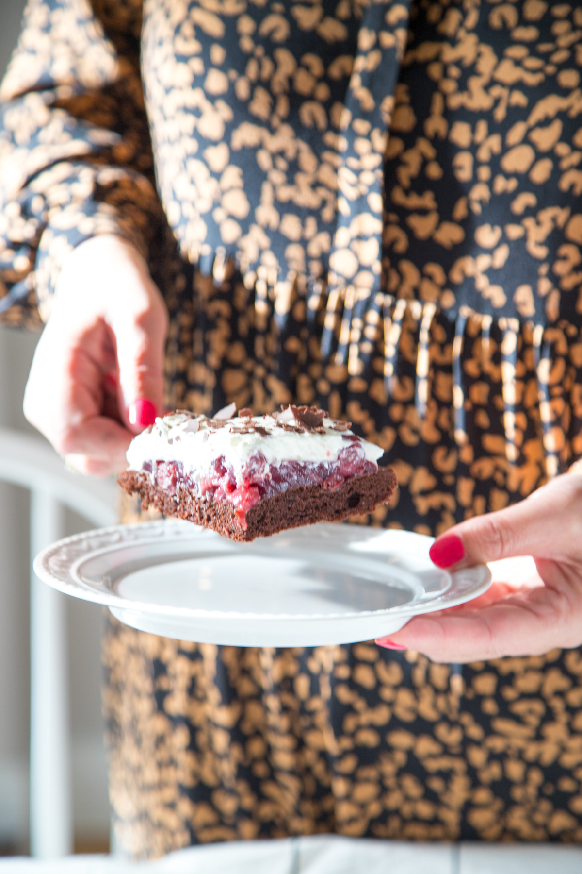 leckerer glutenfreier Schwarzwälder Kirschkuchen vom Blech leckerer glutenfreier Schwarzwälder Kirschkuchen vom Blech