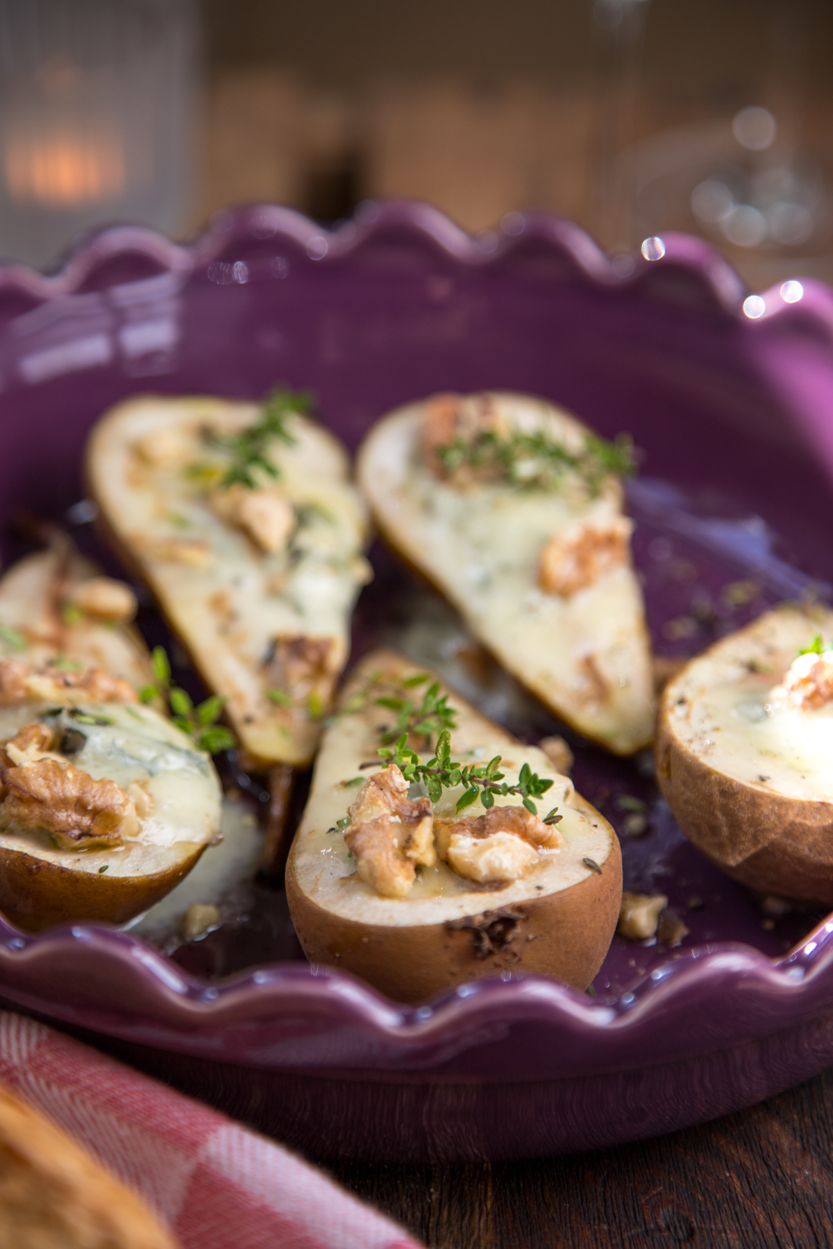 Birne mit Gorgonzola und Thymian aus dem Ofen-3977 | tastesheriff