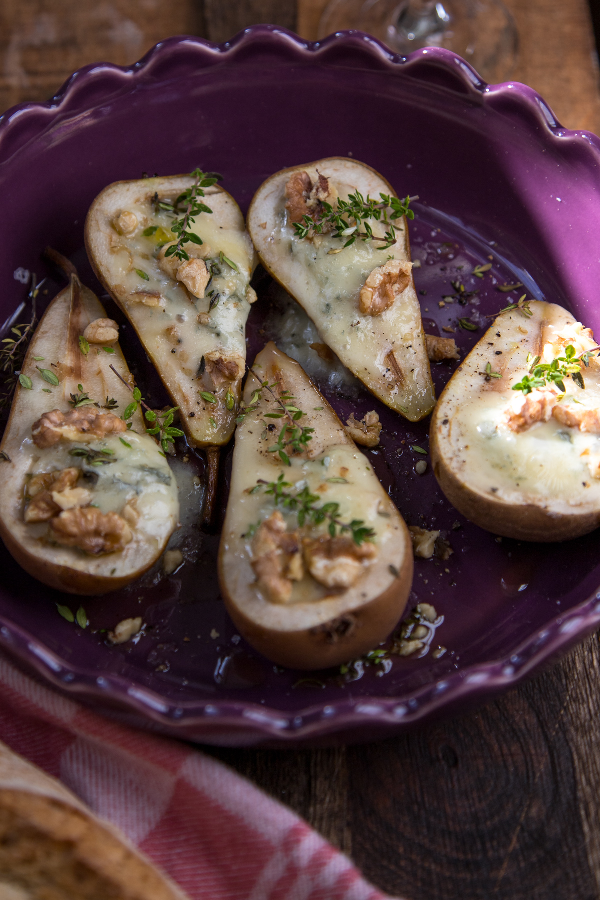 Birne mit Gorgonzola und Thymian aus dem Ofen-3994 | tastesheriff