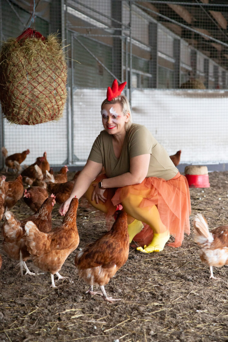 Mein Faschings- oder Karnevalskostüm: ich wollt' ich wär ein Huhn