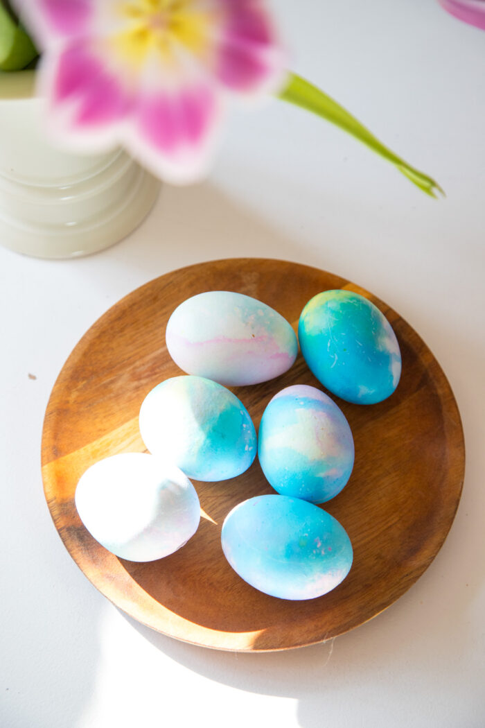 Ostereier f&auml;rben mit Backpulver – Instagram made me do this