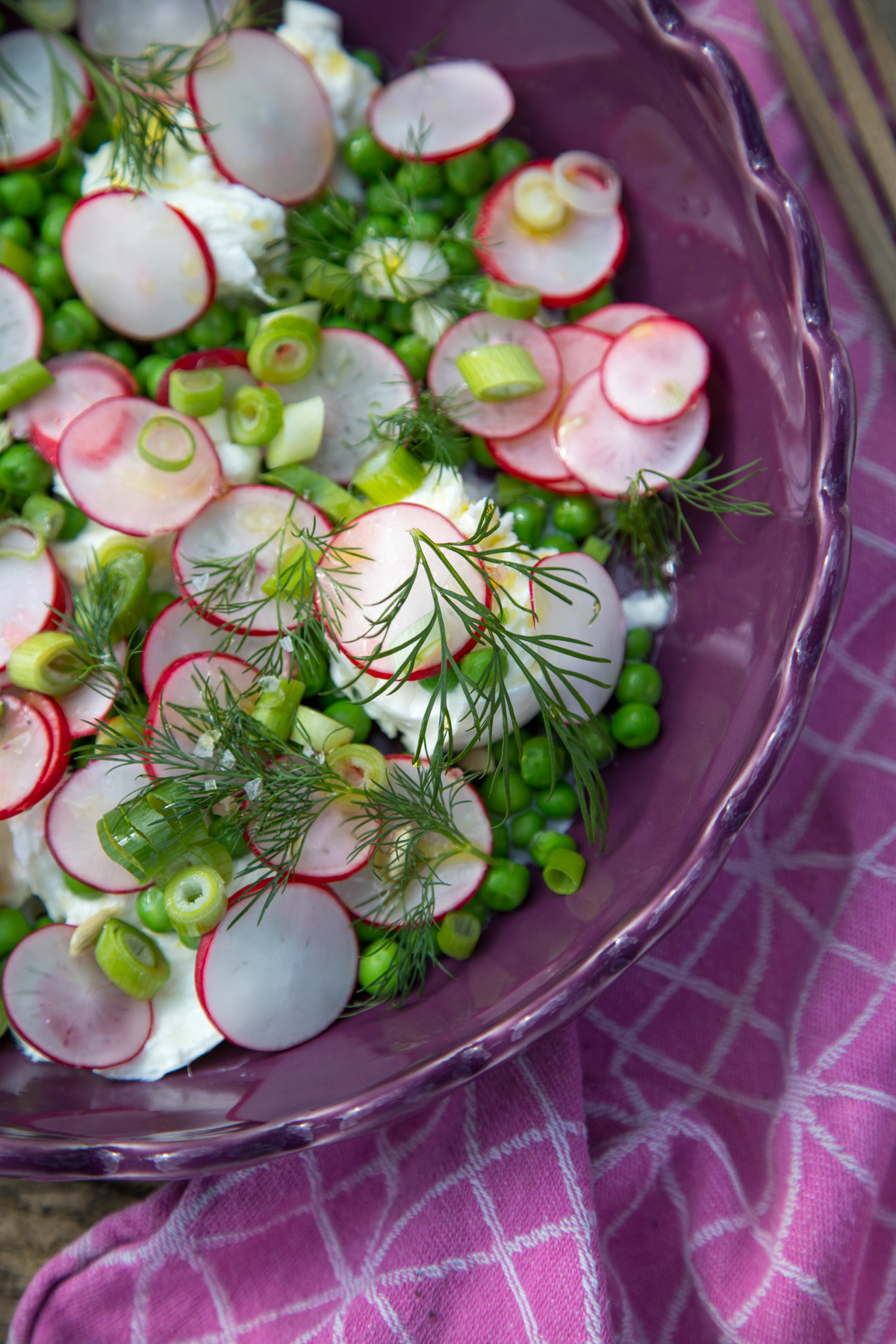 Ein leckeres Frühlingsrezept: Radiesche- Erbsen Salat