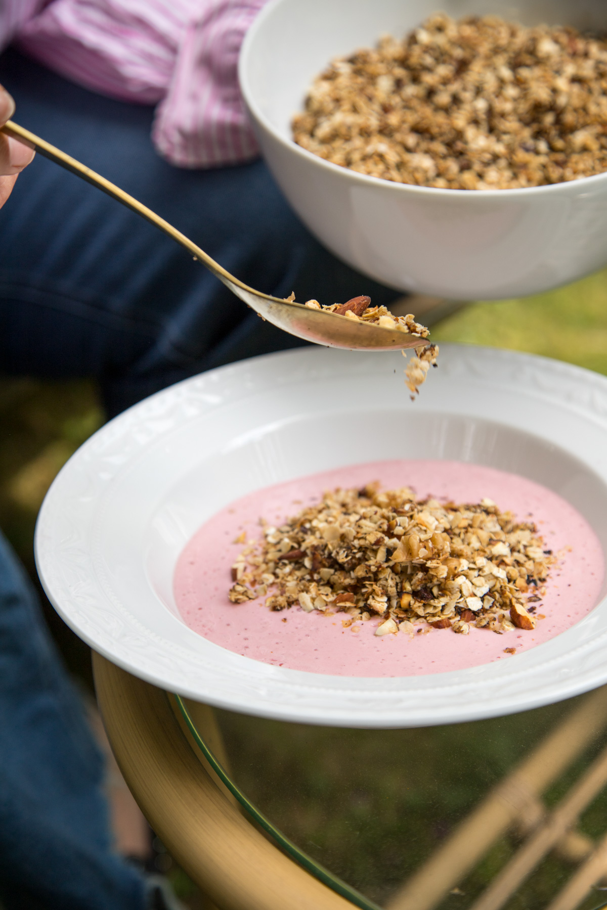 super schnelles und leckeres Pfannen-Granola zum Fr&uuml;hst&uuml;ck