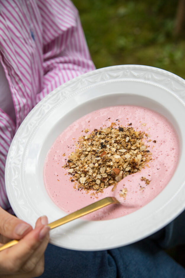 super schnelles und leckeres Pfannen-Granola zum Frühstück