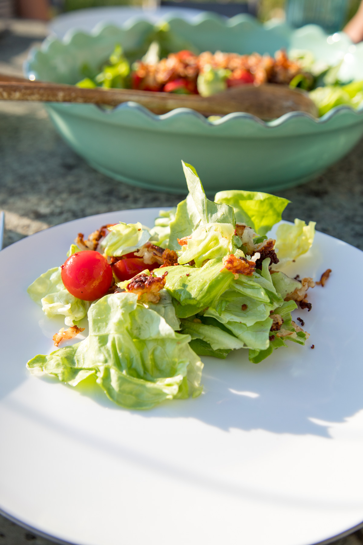 Der neue Sommersalat: Salat mit geröstetem Halloumi