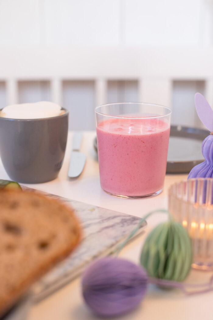 Himbeer-Smoothie mit Banane – schnell & cremig