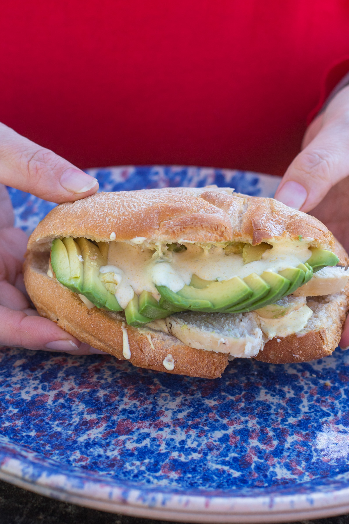 Saftige Hähnchen-Pita mit Avocado und cremiger Curry-Sauce – schnell gemacht und perfekt für Lunch oder Abendessen an warmen Tagen.